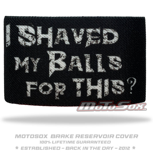 Shaved balls Red Fade Brake reservoir Sock