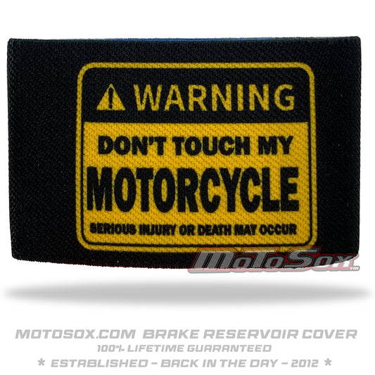 Dont Touch my Bike Brake reservoir Sock Stickfigure